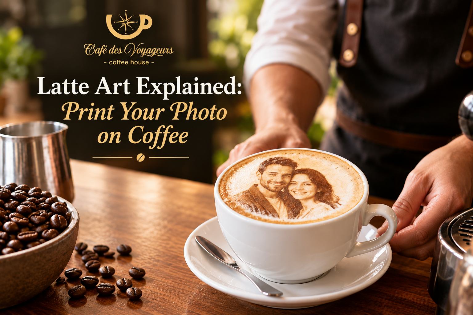 Latte Art Explained: Print Your Photo on Coffee